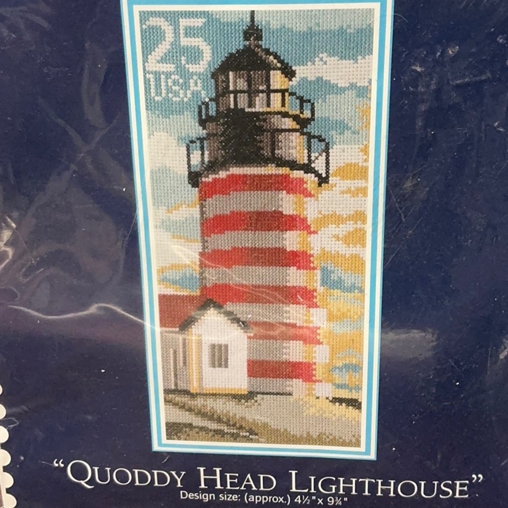 DMC Quoddy Head Lighthouse Cross Stitch Kit